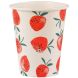 Паперові стаканчики Talking tables Полуничне поле 250 мл 8 штук STRAWB-CUP