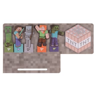 Папір з липким шаром YES Minecraft в наборі 120 аркушів (6х20) 170324