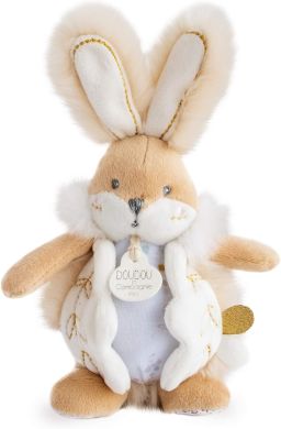 Подарунковий набір для малюка Doudou Bonbon Ковдра, книга здоров'я, м'яка іграшка DC3497, Білий