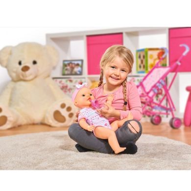 Пупс Simba New Born Baby Догляд за малюком з аксесуарами, рожевий, 43 см, 3+ 5039005