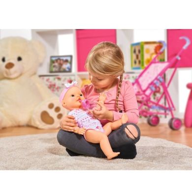 Пупс Simba New Born Baby Уход за малышом с аксессуарами, розовый, 43 см, 3+ 5039005