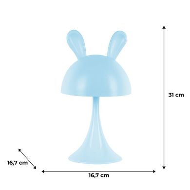 LED-светильник с аккумулятором Simple Bunny, голубой Kite K25-317-1-3