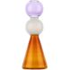 Ваза скляна для однієї квітки ALCHIMIA TOP LILAC &Oslash; 9.5x25H Rituali Domestici U30267109U00