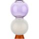 Ваза скляна для однієї квітки ALCHIMIA TOP LILAC &Oslash; 9.5x25H Rituali Domestici U30267109U00