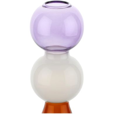 Ваза скляна для однієї квітки ALCHIMIA TOP LILAC &Oslash; 9.5x25H Rituali Domestici U30267109U00