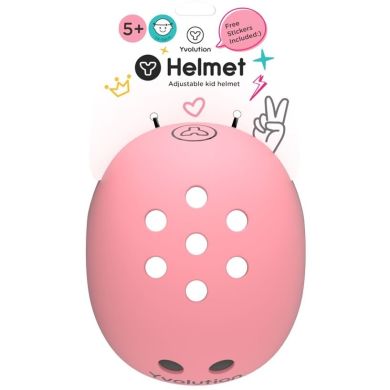 Защитный шлем Yvolution 2021 размер S 44 см - 52 см Розовый YA21P9